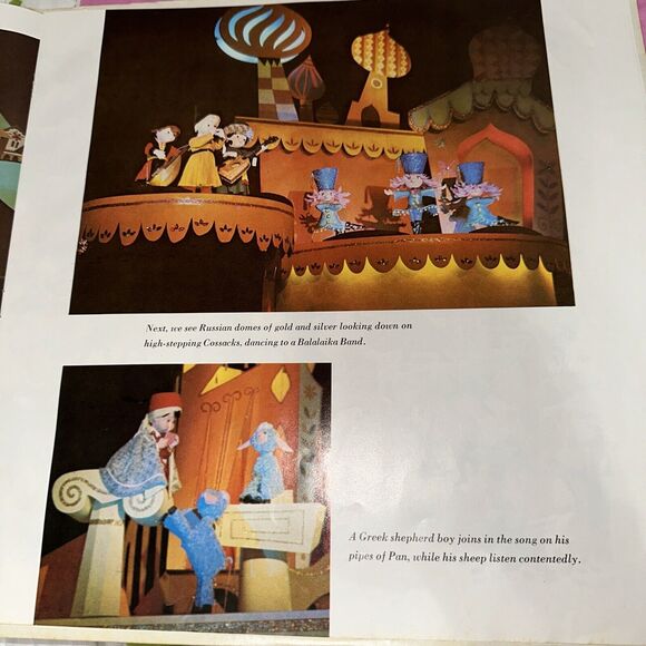 Walt Disney It's A Small World Book & LP Record Disneyland 3925 - Picture 13 of 16